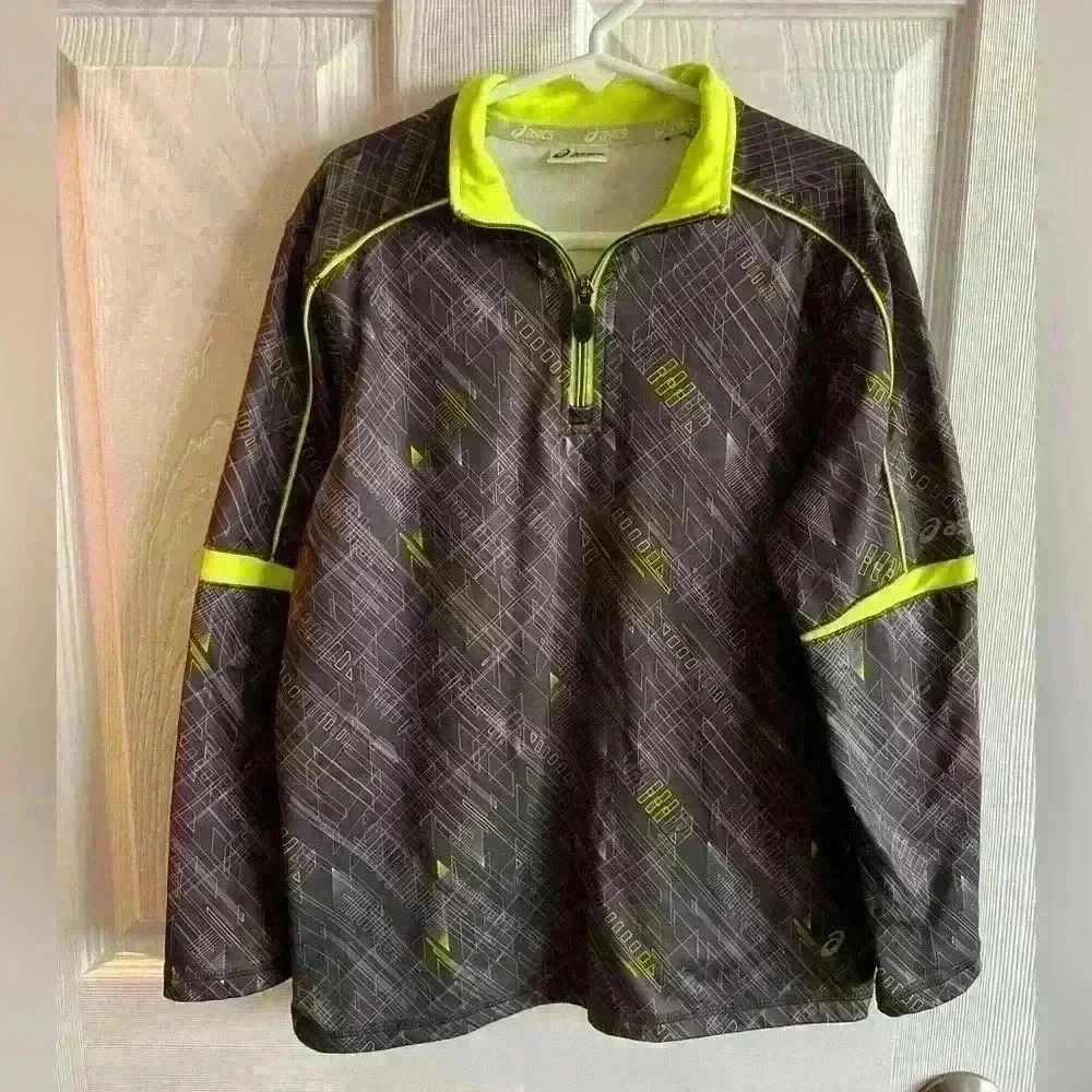 Asics Jacket Youth’s Small 1/4 Zip Pullover Active Sweatshirt